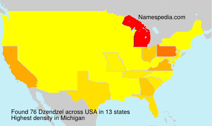 Surname Dzendzel in USA Surname Dzendzel in USA