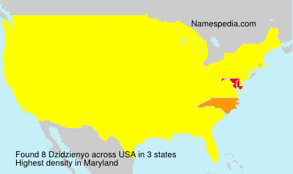 Surname Dzidzienyo in USA Surname Dzidzienyo in USA