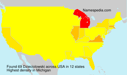 Surname Dzieciolowski in USA Surname Dzieciolowski in USA