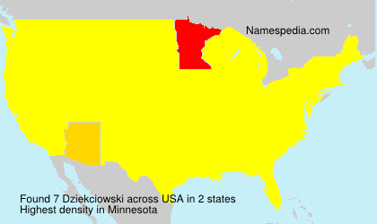 Surname Dziekciowski in USA Surname Dziekciowski in USA