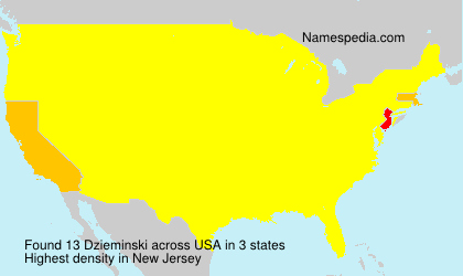 Surname Dzieminski in USA Surname Dzieminski in USA