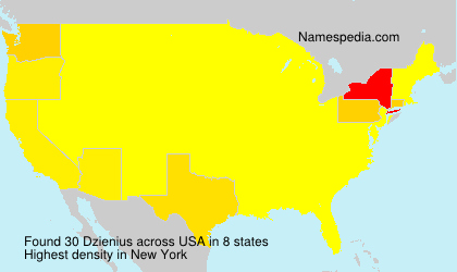 Surname Dzienius in USA Surname Dzienius in USA