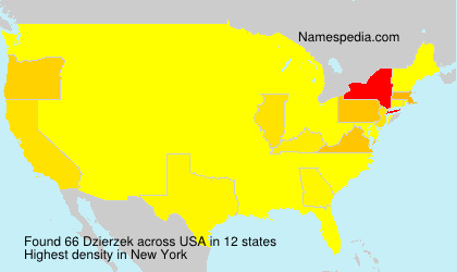 Surname Dzierzek in USA Surname Dzierzek in USA