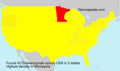 Surname Dzieweczynski in USA Surname Dzieweczynski in USA