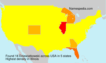 Surname Dziewiatkowski in USA Surname Dziewiatkowski in USA