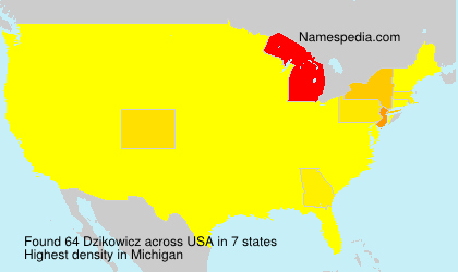 Surname Dzikowicz in USA Surname Dzikowicz in USA