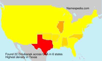 Surname Dziubanek in USA Surname Dziubanek in USA
