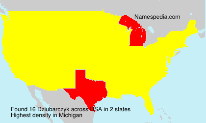 Surname Dziubarczyk in USA Surname Dziubarczyk in USA