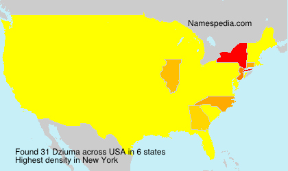 Surname Dziuma in USA Surname Dziuma in USA