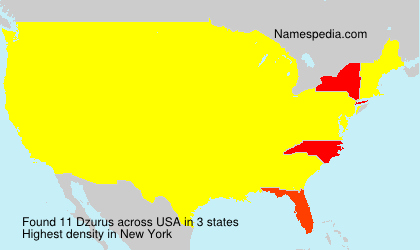 Surname Dzurus in USA Surname Dzurus in USA