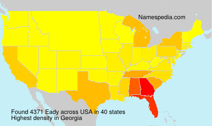 Surname Eady in USA Surname Eady in USA