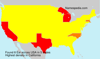 Surname Eai in USA Surname Eai in USA