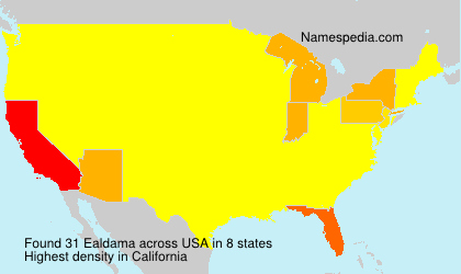 Surname Ealdama in USA Surname Ealdama in USA