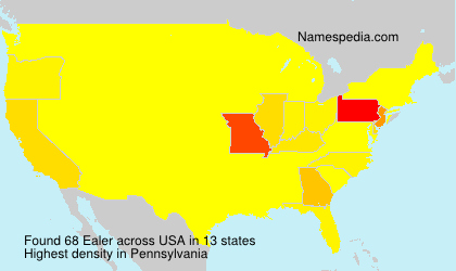 Surname Ealer in USA Surname Ealer in USA