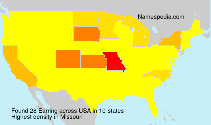 Surname Earring in USA Surname Earring in USA