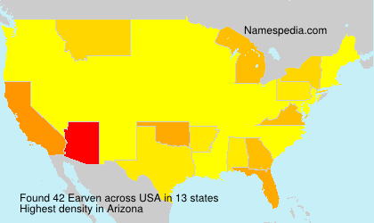 Surname Earven in USA Surname Earven in USA