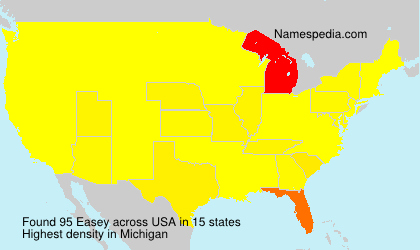 Surname Easey in USA Surname Easey in USA