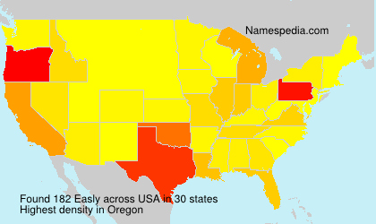 Surname Easly in USA Surname Easly in USA