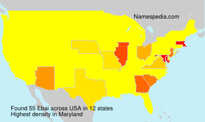 Surname Ebai in USA Surname Ebai in USA