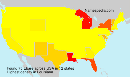 Surname Ebare in USA Surname Ebare in USA