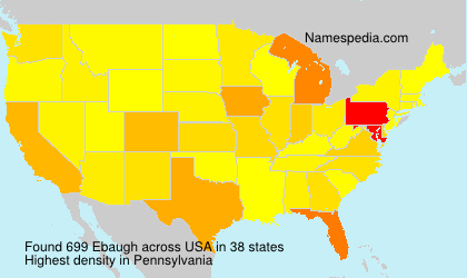 Surname Ebaugh in USA Surname Ebaugh in USA