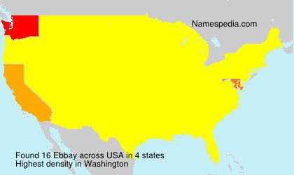 Surname Ebbay in USA Surname Ebbay in USA