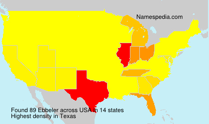 Surname Ebbeler in USA Surname Ebbeler in USA