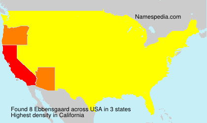 Surname Ebbensgaard in USA Surname Ebbensgaard in USA