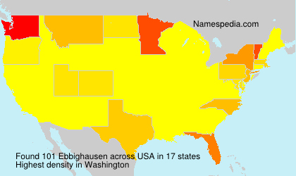 Surname Ebbighausen in USA Surname Ebbighausen in USA