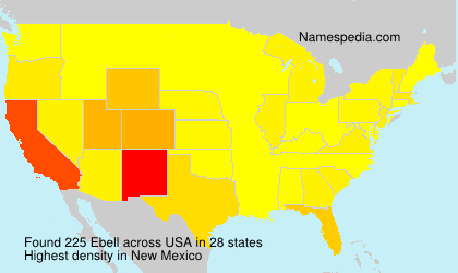 Surname Ebell in USA Surname Ebell in USA