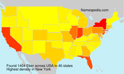 Surname Eber in USA