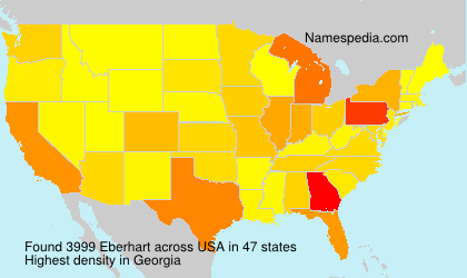 Surname Eberhart in USA Surname Eberhart in USA