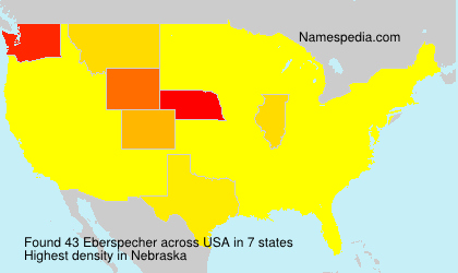 Surname Eberspecher in USA Surname Eberspecher in USA