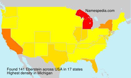 Surname Eberstein in USA Surname Eberstein in USA
