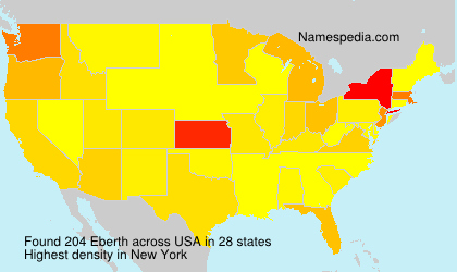 Surname Eberth in USA Surname Eberth in USA