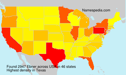 Surname Ebner in USA Surname Ebner in USA