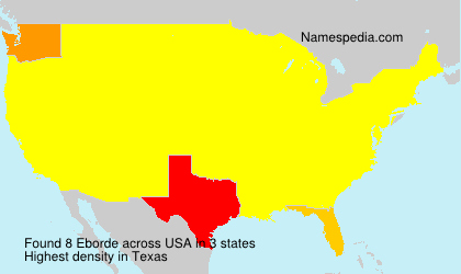 Surname Eborde in USA Surname Eborde in USA