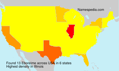 Surname Eboreime in USA Surname Eboreime in USA