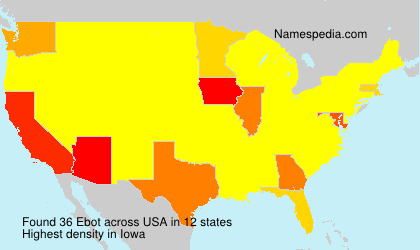 Surname Ebot in USA Surname Ebot in USA