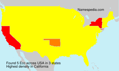 Surname Ecc in USA Surname Ecc in USA