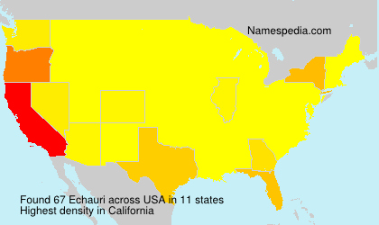 Surname Echauri in USA Surname Echauri in USA