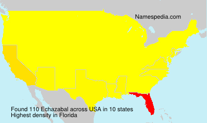 Surname Echazabal in USA Surname Echazabal in USA