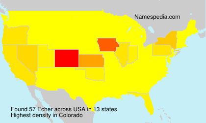 Surname Echer in USA Surname Echer in USA