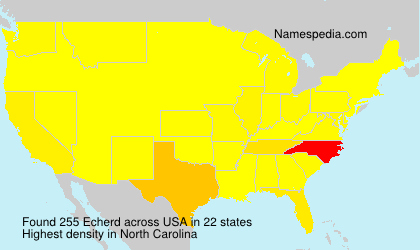 Surname Echerd in USA Surname Echerd in USA