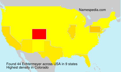 Surname Echtermeyer in USA Surname Echtermeyer in USA