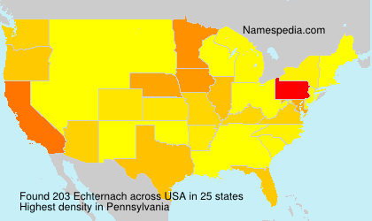 Surname Echternach in USA Surname Echternach in USA