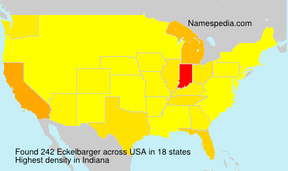 Surname Eckelbarger in USA Surname Eckelbarger in USA