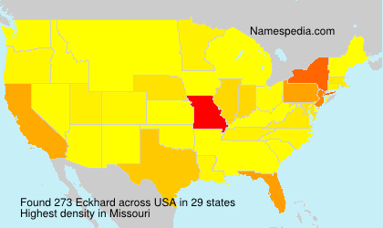Surname Eckhard in USA Surname Eckhard in USA