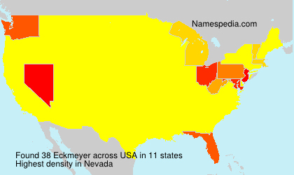 Surname Eckmeyer in USA Surname Eckmeyer in USA