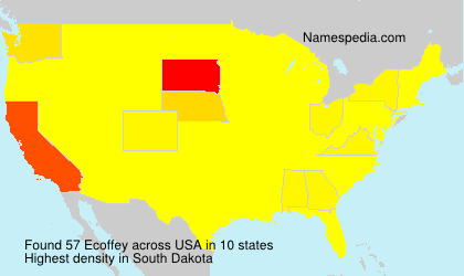 Surname Ecoffey in USA Surname Ecoffey in USA